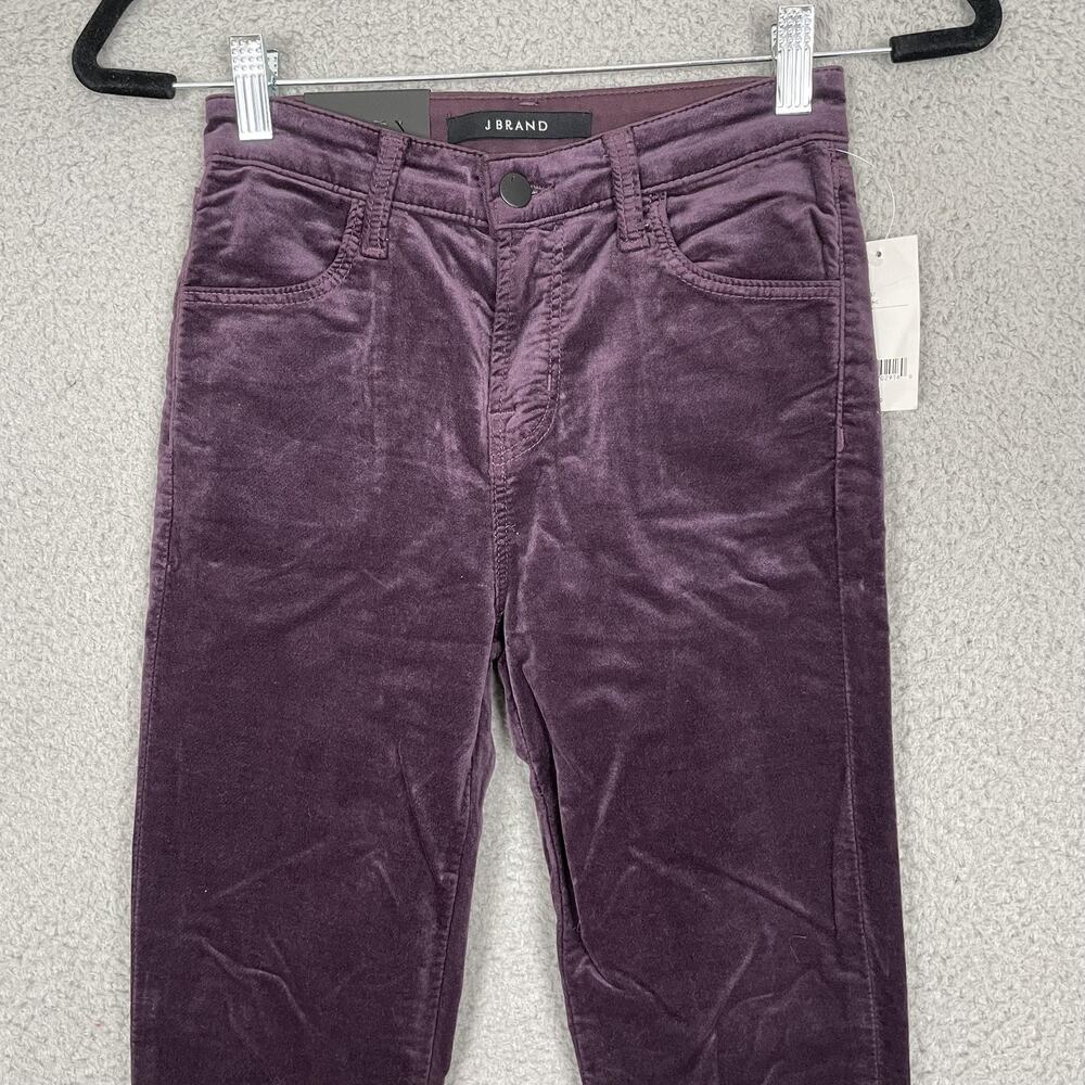 J Brand Pants Womens 24 Maria High Rise Skinny Velvet Stretch Fall Luxe Jeans - Picture 2 of 14